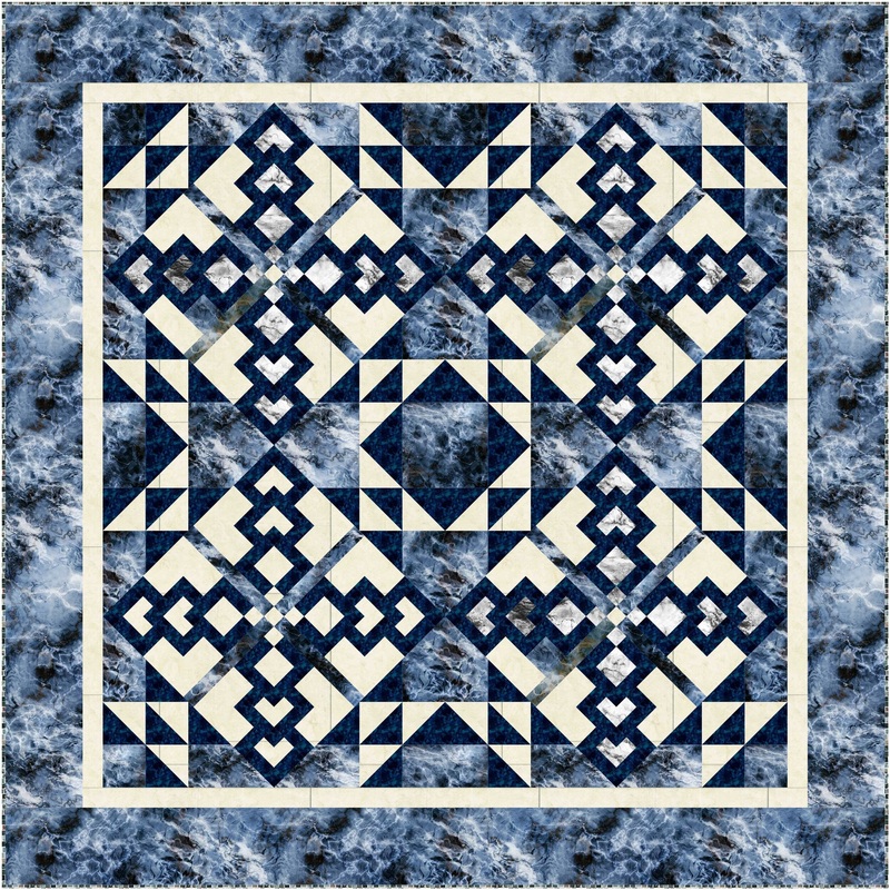 Marbled Chains Downloadable Pattern