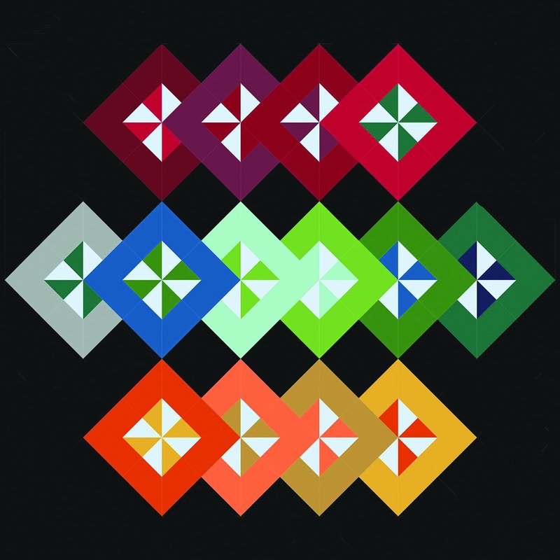 Solid Pins Dark Downloadable Pattern