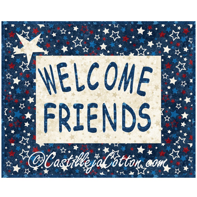 American Friends Welcome Downloadable Pattern