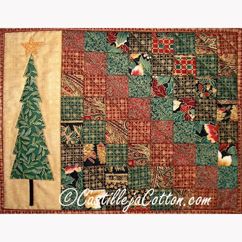 Bargello Tree Placemat Downloadable Pattern