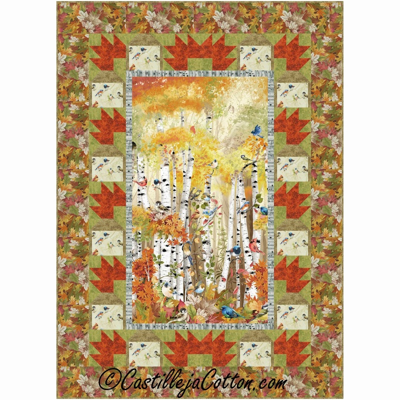 Birds and Birch Downloadable Pattern