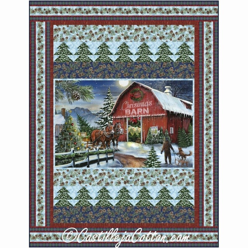 Christmas Barn Downloadable Pattern