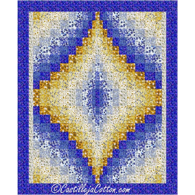 Double Bargello Jewel Forget Me Not Downloadable Pattern