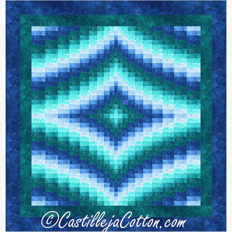 Echoing Diamonds King Downloadable Pattern