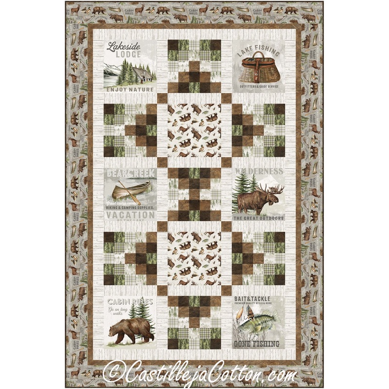 Lakeside Woods Lap Downloadable Pattern
