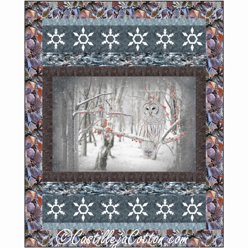 Owl And Cardinal Downloadable Pattern