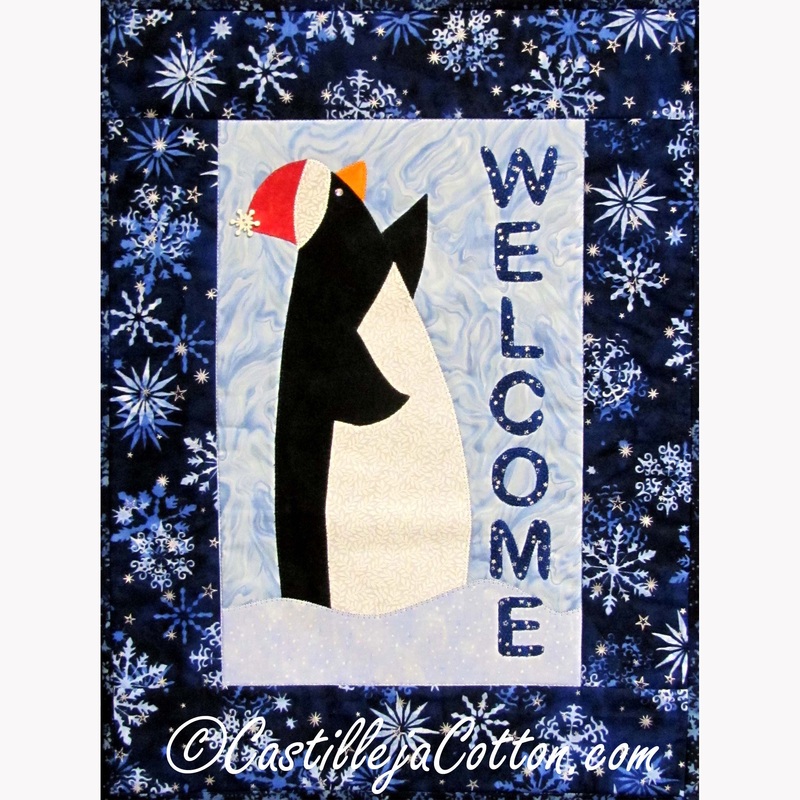 Penguin Welcome Downloadable Pattern