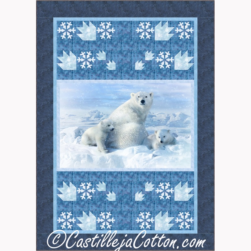 Polar Bear And Cubs Downloadable Pattern