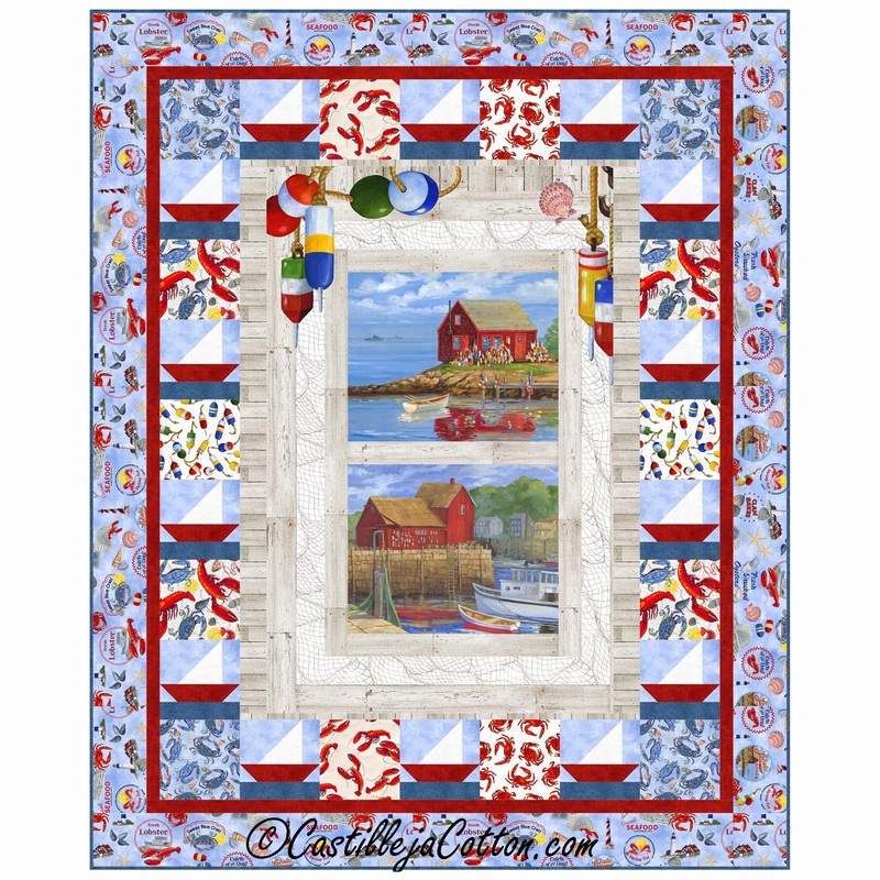 Seafood Catch Downloadable Pattern