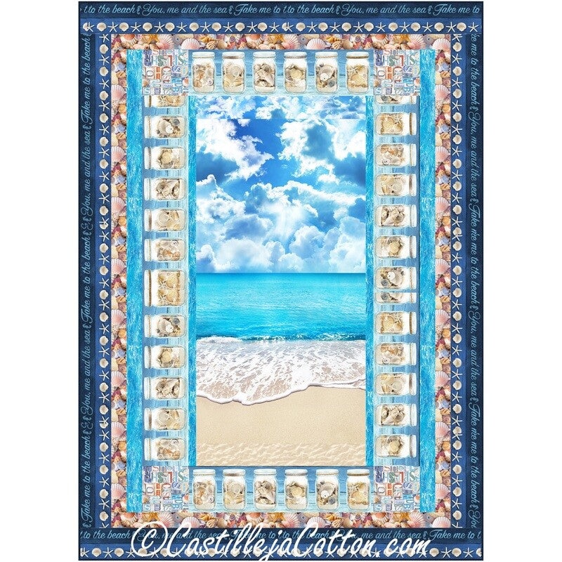 Seashells And Beach Downloadable Pattern