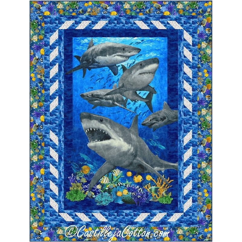 Shark Teeth Downloadable Pattern