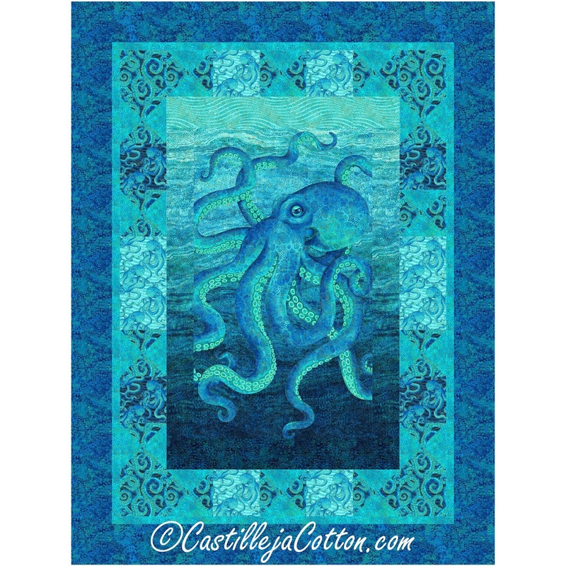 Shimmering Octopus Downloadable Pattern