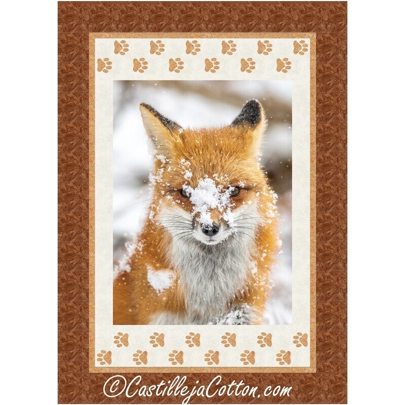Snowy Fox Downloadable Pattern