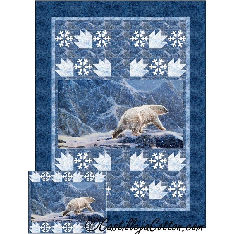 Snowy Polar Bear Downloadable Pattern