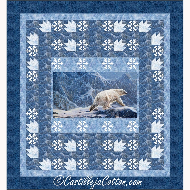 Snowy Polar Bear Queen Downloadable Pattern