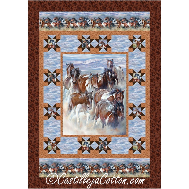 Starry Wild Horses Downloadable Pattern