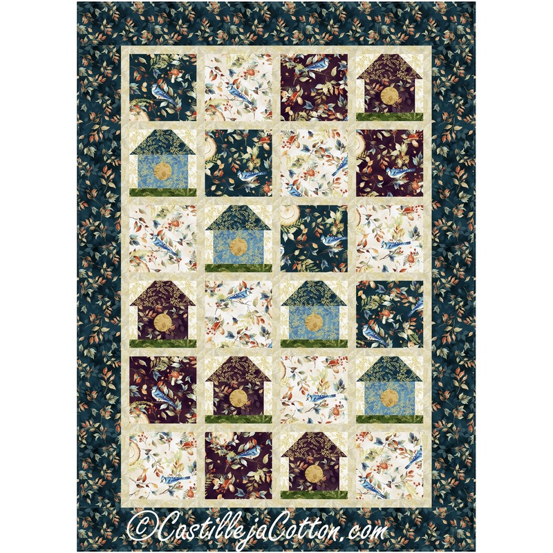 Twittering Blue Jays Downloadable Pattern