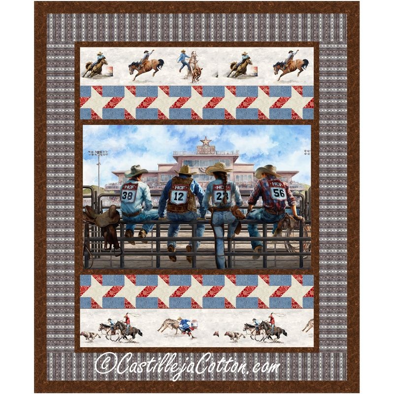 Watching The Rodeo Downloadable Pattern