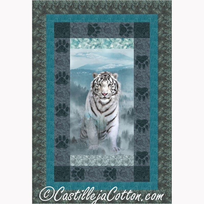 White Tiger Downloadable Pattern