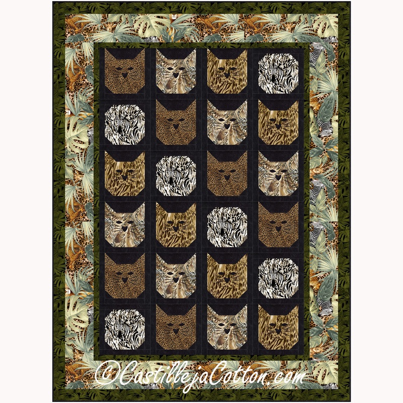 Wild Cats Downloadable Pattern