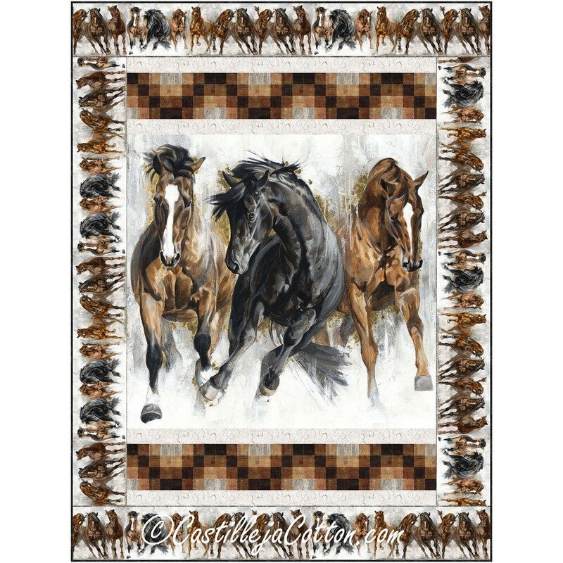 Wild Stallions Downloadable Pattern