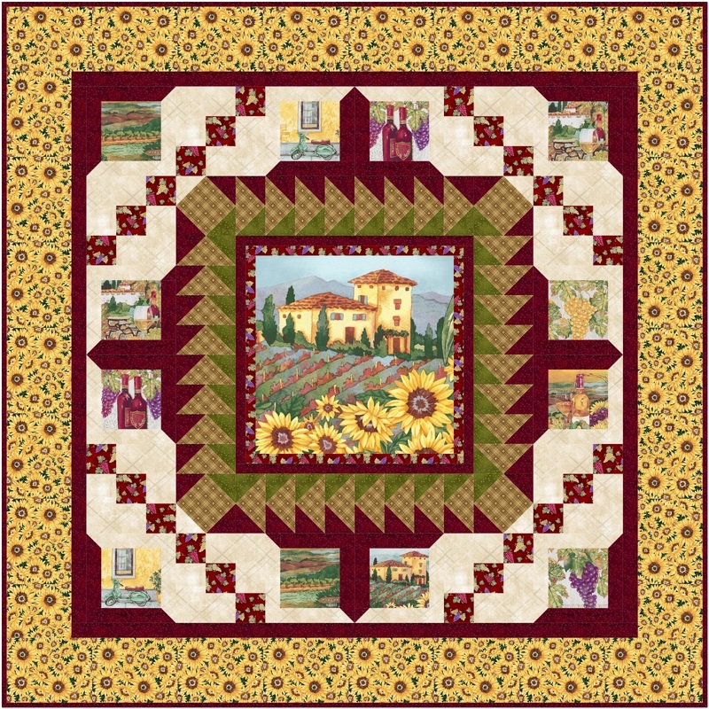 Wine Flowers Downloadable Pattern