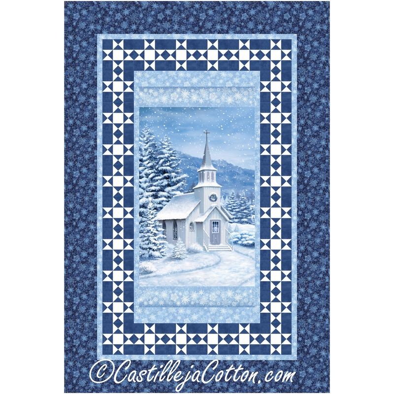 Church in the Snow Downloadable Pattern
