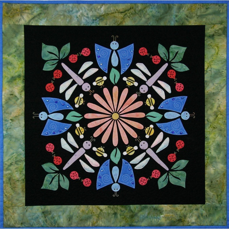 Circle of Friends Patterns - Blue Butterflies