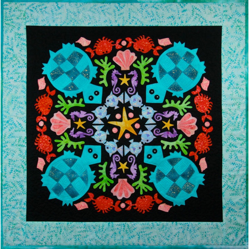Circle of Friends Patterns - Turquoise Turtles