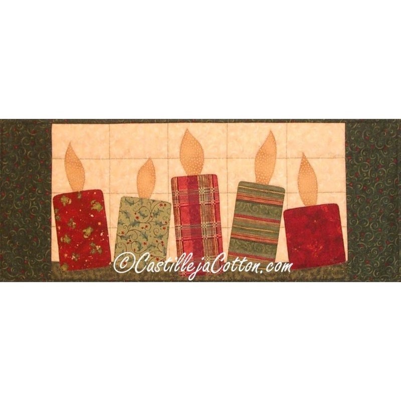 Country Candles Downloadable Pattern