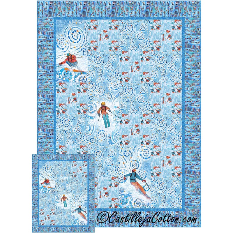 Downhill Skiing Downloadable Pattern