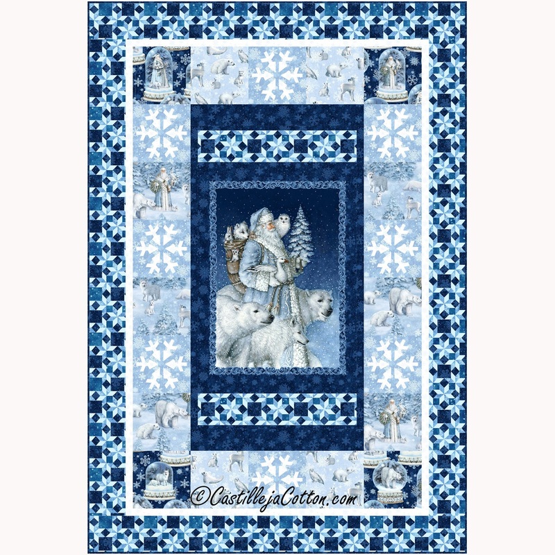 Father Christmas with Animals Downloadable Pattern