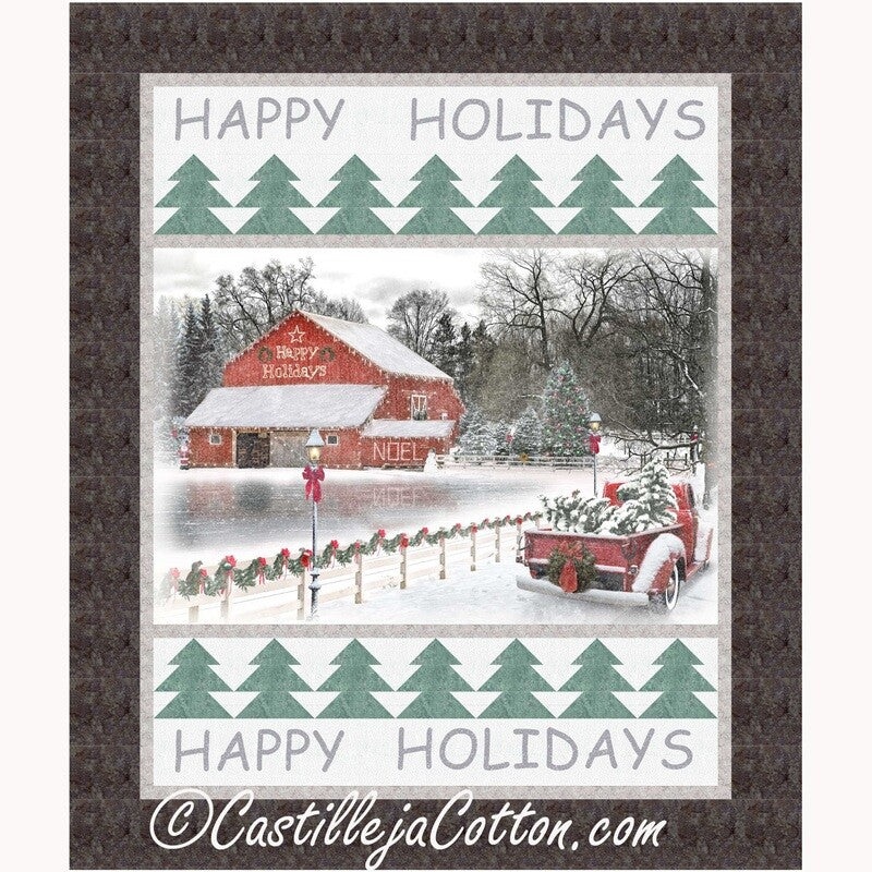 Happy Holiday Truck Downloadable Pattern
