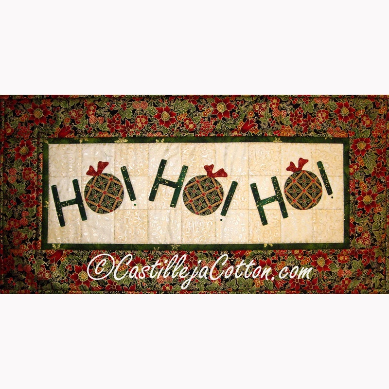 HO! HO! HO! with Ornaments Downloadable Pattern