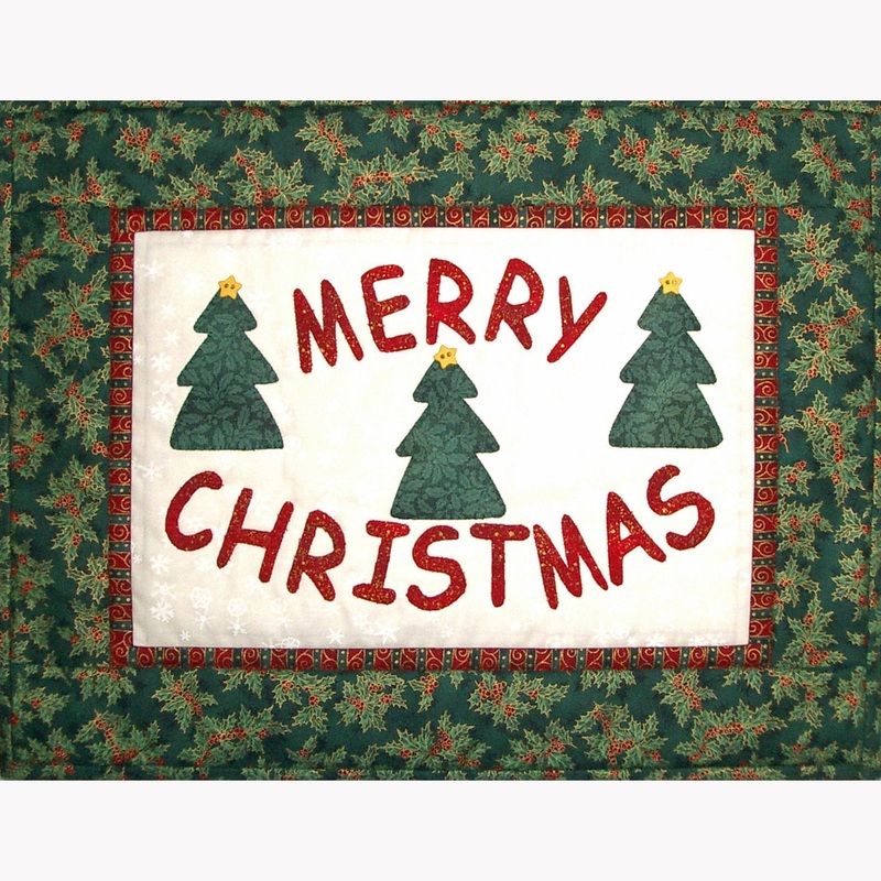 Merry Christmas and Trees Downloadable Pattern