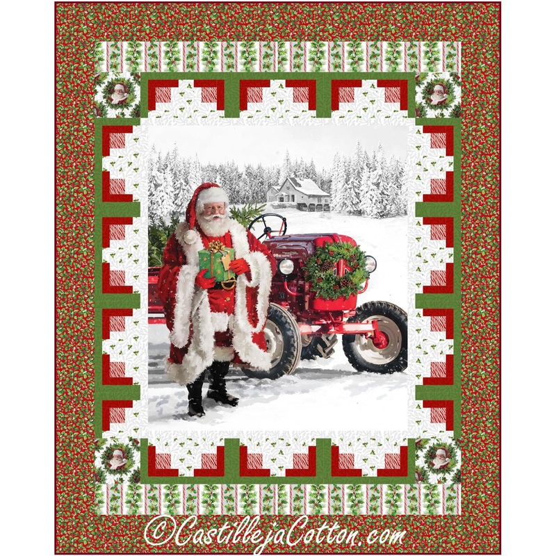 Santa And His Truck Downloadable Pattern