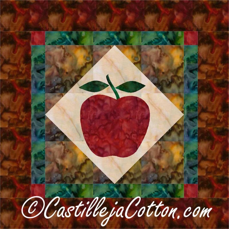 September Apple Downloadable Pattern