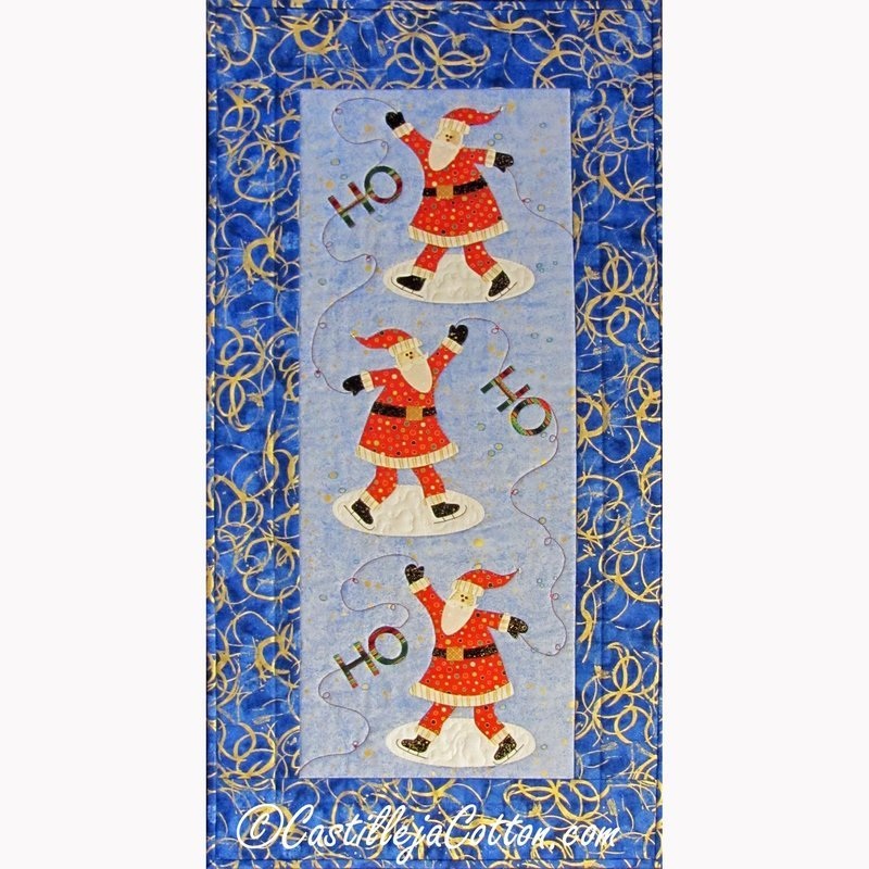 Skating Santas Downloadable Pattern