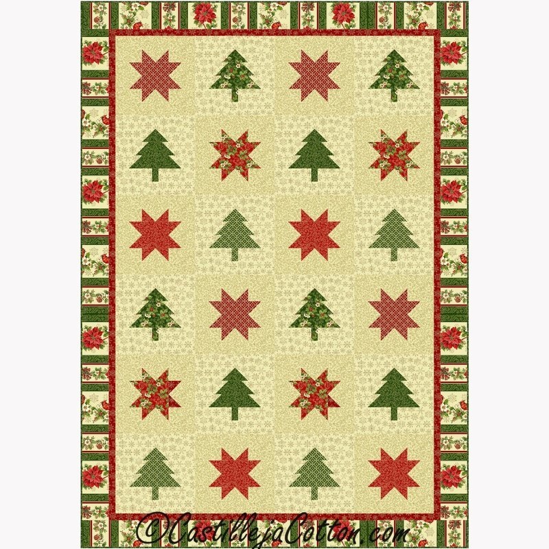 Stars And Trees Downloadable Pattern