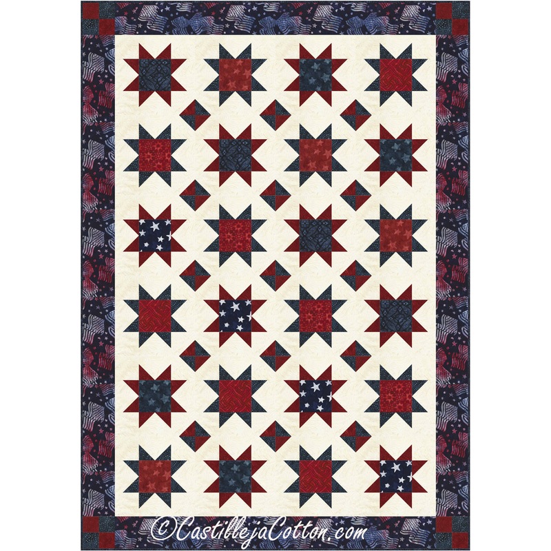 Stars With Diamonds Downloadable Pattern