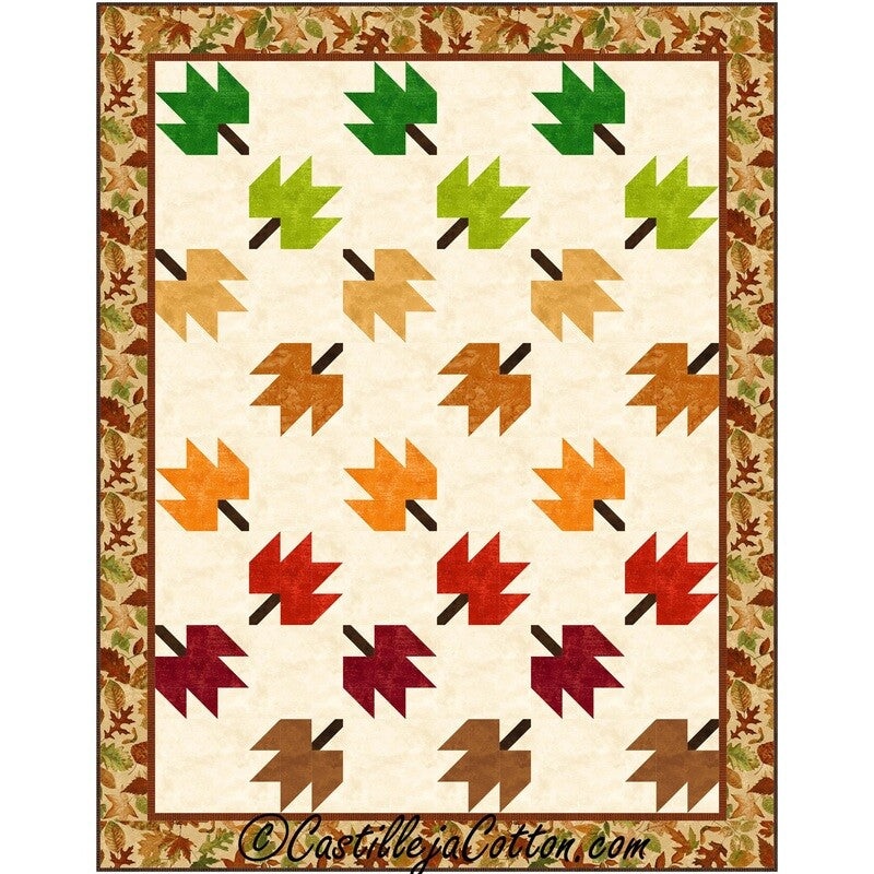 Twirling Leaves Downloadable Pattern