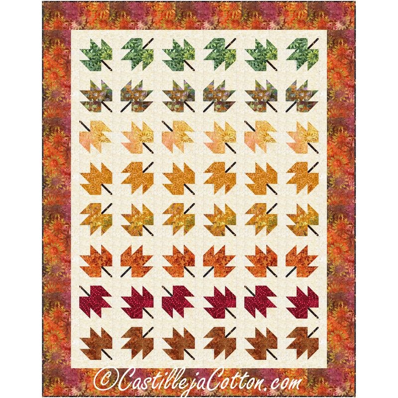 Whirling Leaves Downloadable Pattern
