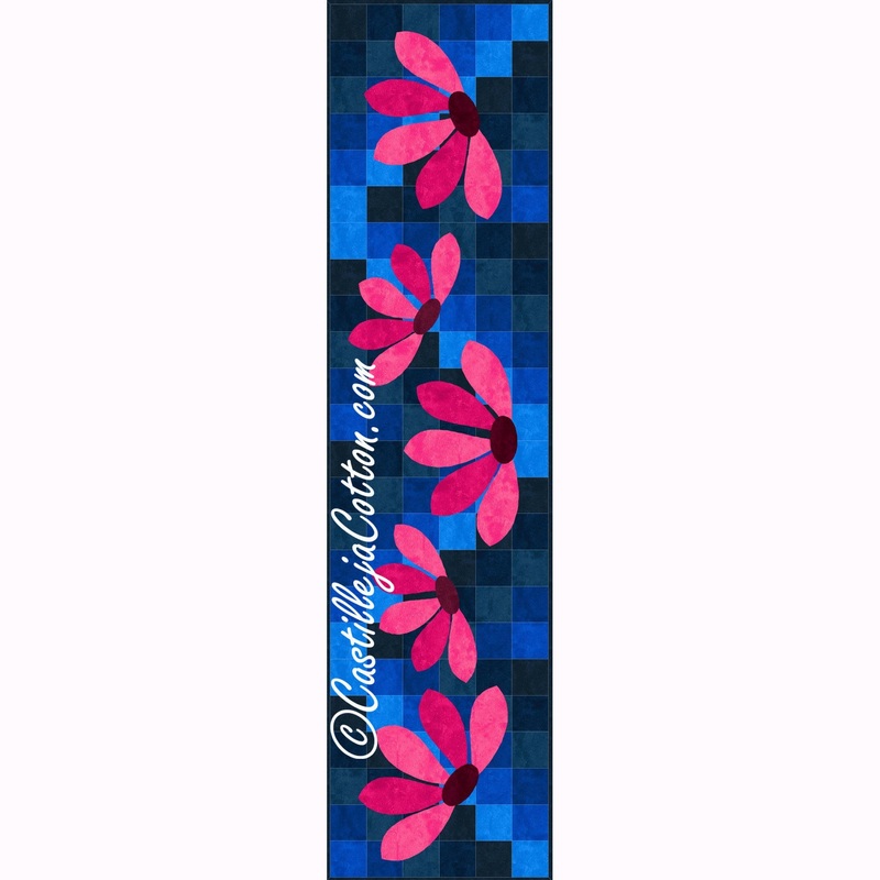 Blooming Table Runner 1 Downloadable Pattern