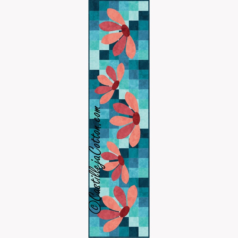 Blooming Table Runner 2 Downloadable Pattern