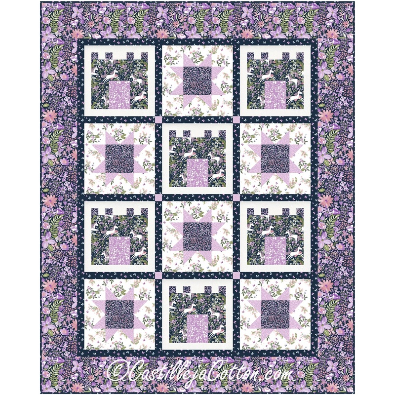 Castles and Stars Child Downloadable Pattern