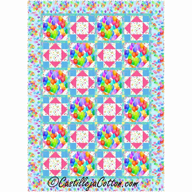 Confetti Balloons Downloadable Pattern