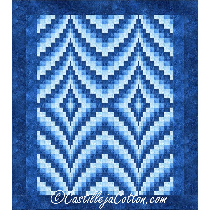 Echoing Diamonds Queen Downloadable Pattern