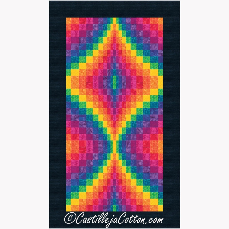 Echoing Hourglass Lap Downloadable Pattern