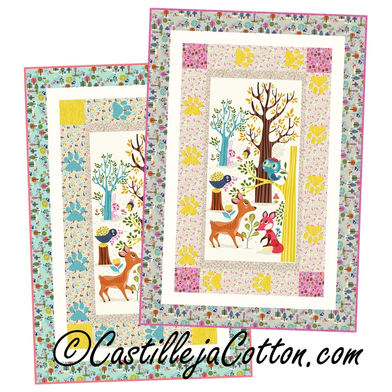 Forest Babes Panel Downloadable Pattern