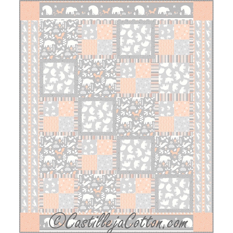 Framed Four Patch 4 Downloadable Pattern